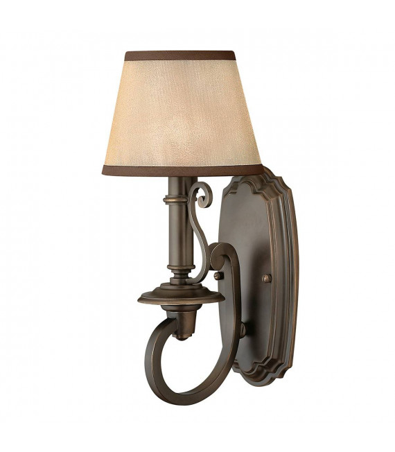 Colgante Plymouth, bronce envejecido, 3 bombillas, con pantalla
