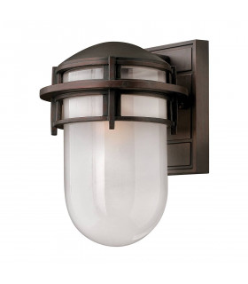 Lampada da parete Reef, ematite e vetro, piccola