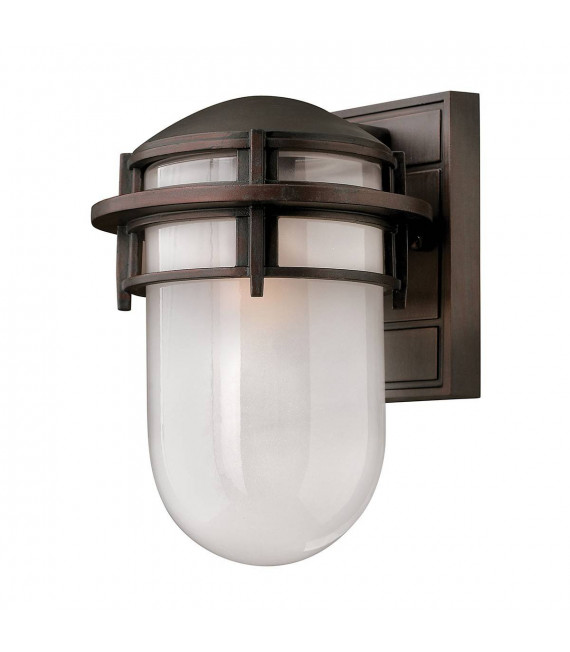 Lampada da parete Reef, ematite e vetro, piccola