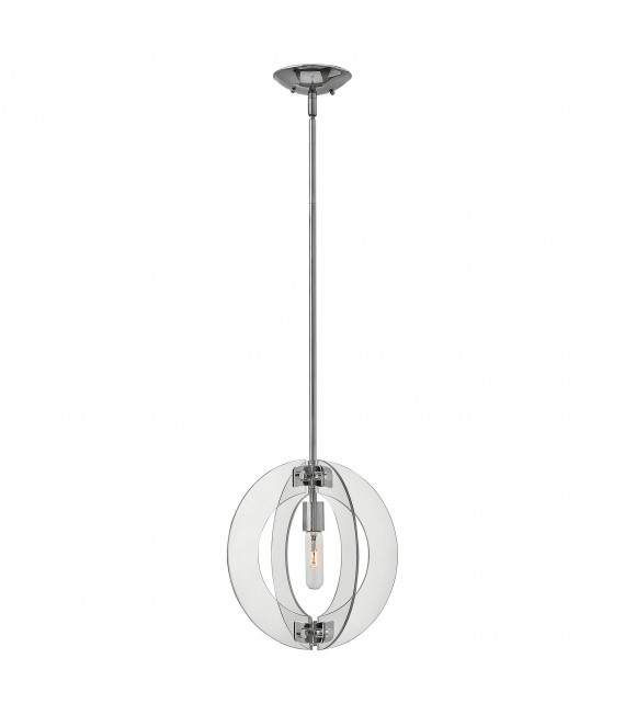 Lámpara colgante Solstrice, cromo pulido, 63 cm