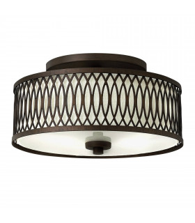 Lampada a sospensione Walden, bronzo, 4 lampadine