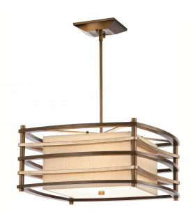 Colgante Moxie, bronce, 3 bombillas