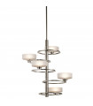 Suspension Aleeka, étain, 3 ampoules