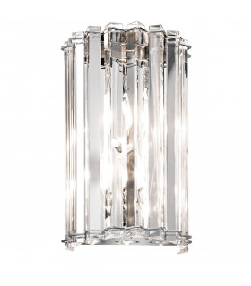 Lampada a sospensione Crystal Skye, 8 lampadine