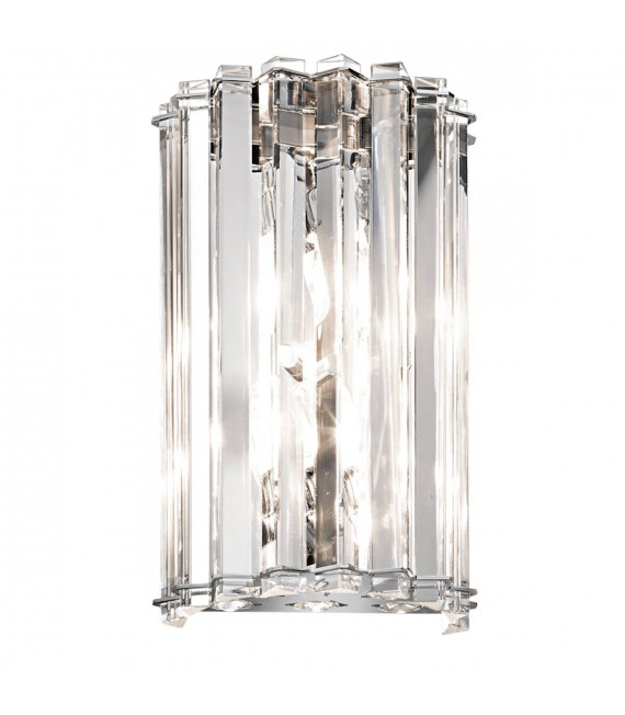 Lampada a sospensione Crystal Skye, 8 lampadine