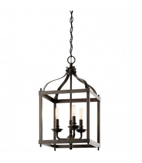 plafonnier ventilateur vintage 2 ampoules e27 max 60w brun patiné