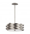 plafonnier ventilateur vintage 2 ampoules e27 max 60w brun patiné