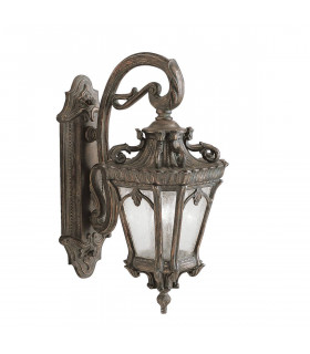 Lampada da parete Tournai, fusione di alluminio e vetro, grande