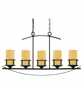 plafonnier ventilateur vintage 2 ampoules e27 max 60w brun patiné