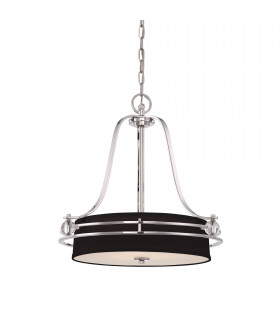 Applique Gotham, abat-jour noirs, 1 ampoule