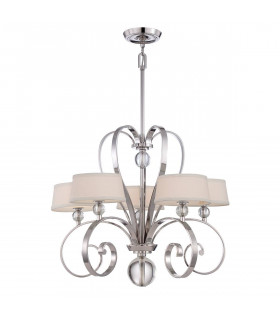 Madison Wandleuchte, kaiserliches Silber, 1 Glühbirne