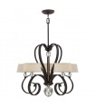 plafonnier ventilateur vintage 2 ampoules e27 max 60w brun patiné
