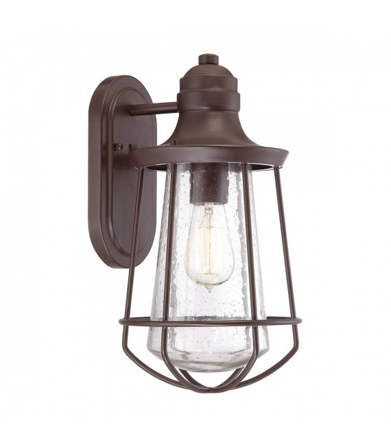 Applique Marine, bronze et verre, grande