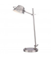 Lampadaire Spencer, nickel brossé