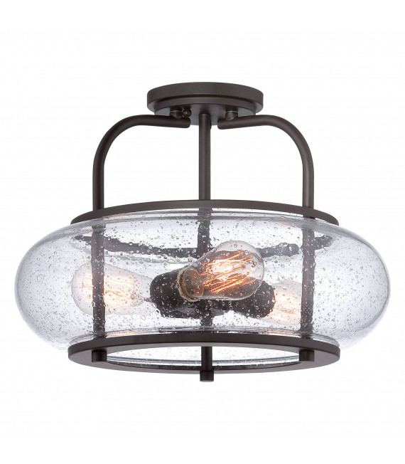 plafonnier ventilateur vintage 2 ampoules e27 max 60w brun patiné