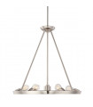 plafonnier ventilateur vintage 2 ampoules e27 max 60w brun patiné