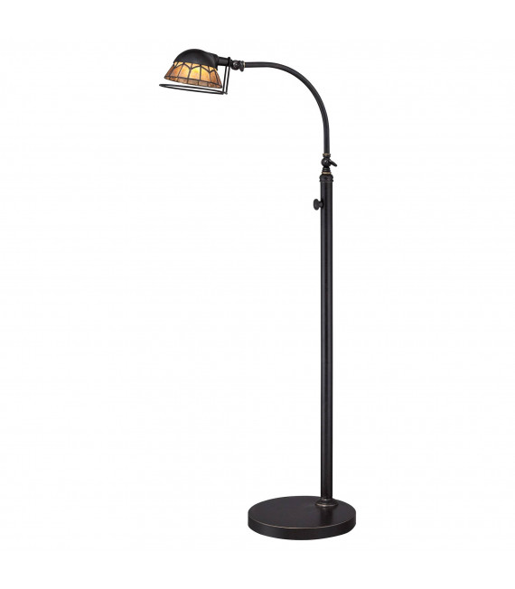 Lampadaire Thompson, laiton antique