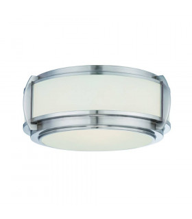 plafonnier ventilateur vintage 2 ampoules e27 max 60w brun patiné