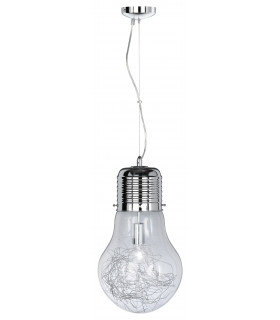 FUTURA Chrom Pendelleuchte 1 Glühlampe