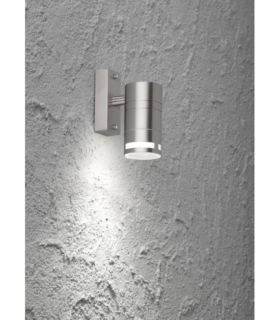 Exterior VILANO acero inoxidable cepillado 1 bombilla