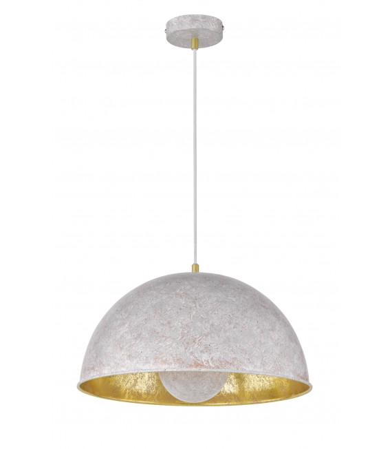 Lampada a sospensione MONA grigia 1 lampadina