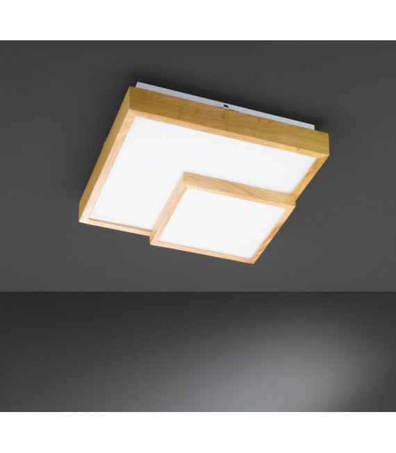 Lampada da soffitto in legno HUDSON 1 lampadina a LED
