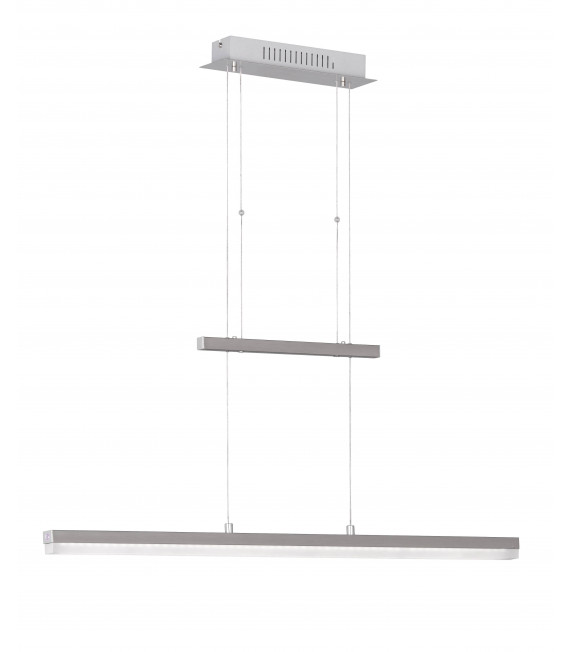GWEN Lámpara colgante Níquel mate 1 Bombilla LED