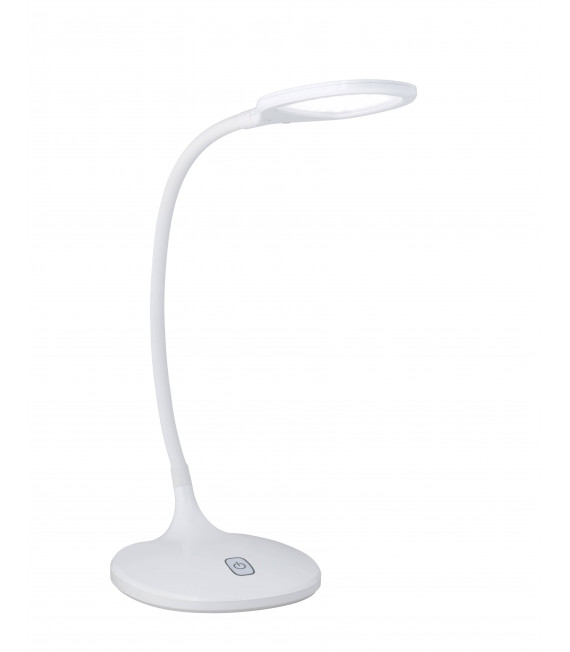 YAVA lámpara de mesa blanca 1 bombilla LED