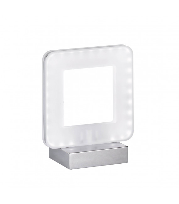 NIC lámpara de mesa cromada 1 bombilla LED