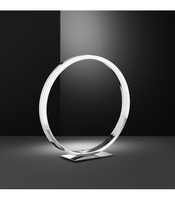 SOUL lámpara de mesa cromada 1 bombilla LED