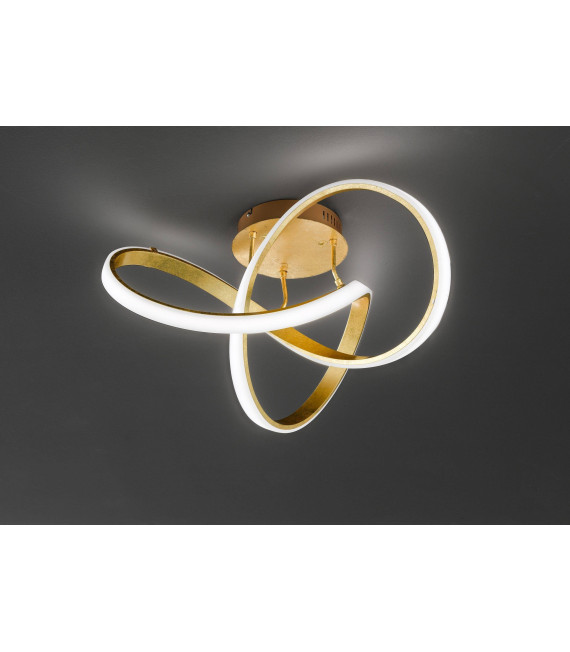 INDIGO Plafón dorado 1 bombilla LED