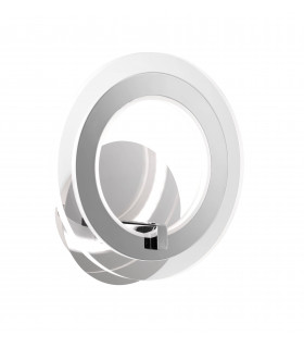 NOEMI Chrom Wandleuchte 1 LED Lampe