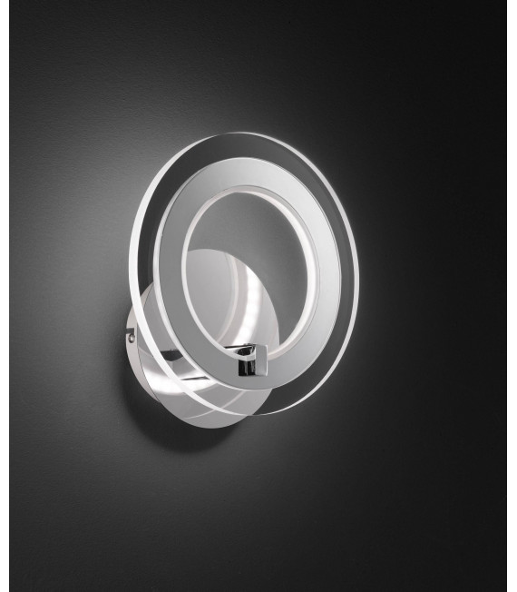 Applique NOEMI cromata 1 lampadina a LED