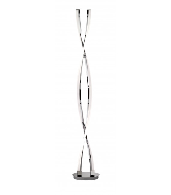IDANA Chrom Stehlampe 2 LED-Lampen