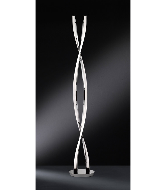 IDANA Chrom Stehlampe 2 LED-Lampen