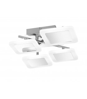 Plafoniera IMPULS cromata 1 lampadina a LED