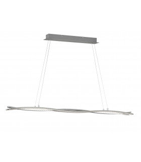 SEGURA Pendelleuchte aus eloxiertem Nickel 3 LED-Lampen