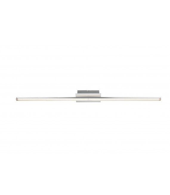 Lampada da soffitto cromata CLAY 1 lampadina a LED
