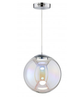 Grace lámpara colgante cromo 1 bombilla LED
