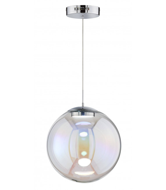 Grace lámpara colgante cromo 1 bombilla LED