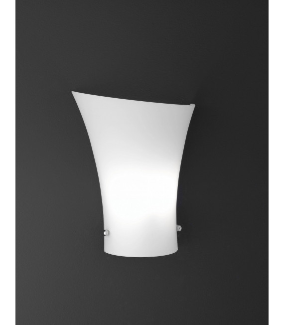 Lampada da parete bianca ZIBO 1 lampadina