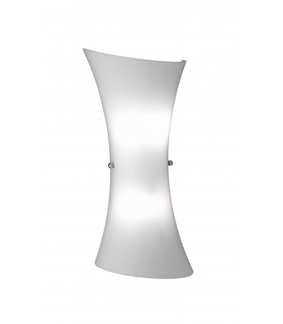 Lampada da parete bianca ZIBO 2 lampadine