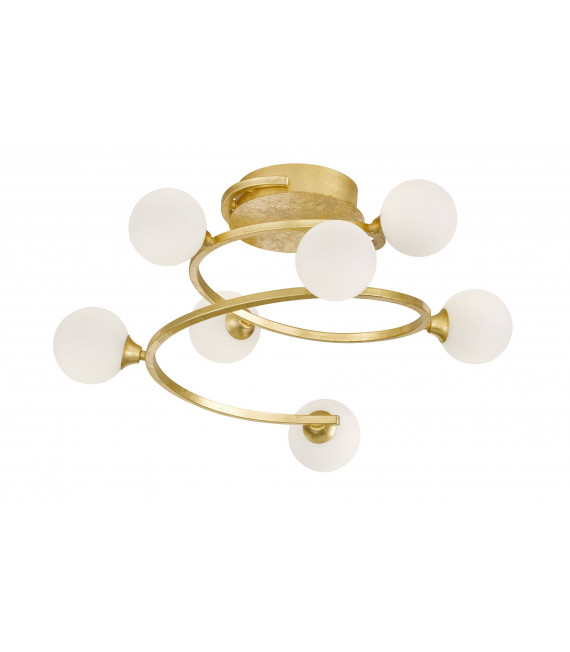 Plafoniera AVERY oro 7 lampadine