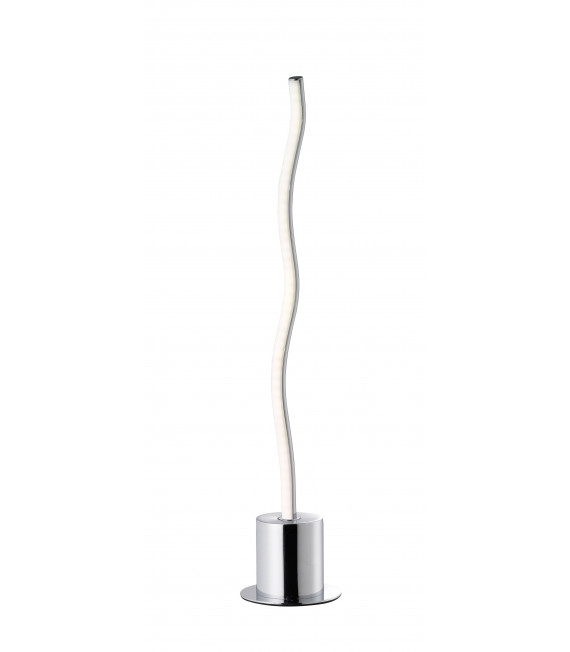 Lampada da terra LINEE cromata 1 lampadina a LED