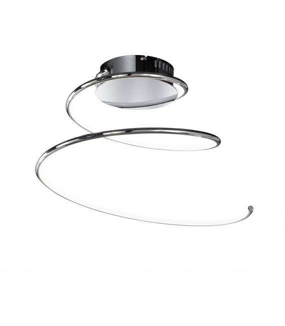 LINEE plafón cromo 1 bombilla LED