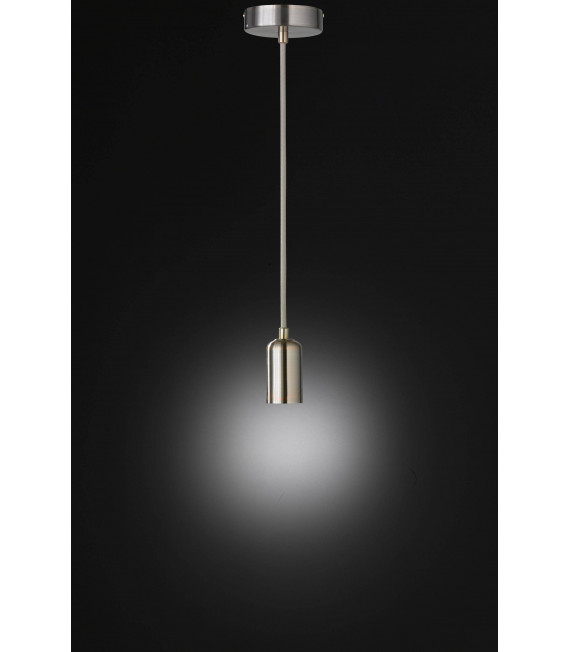 Lampadario DRESS nickel opaco 1 lampadina