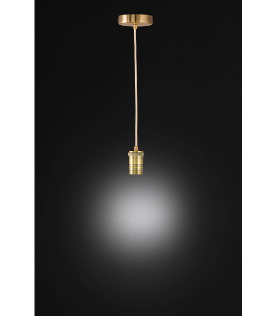 Lampada a sospensione NALA in ottone 1 lampadina