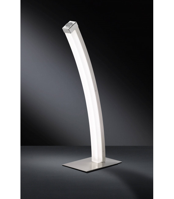 FERROL lámpara de mesa níquel mate 1 bombilla LED