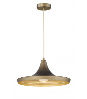 Lampada a sospensione ERIN marrone chiaro 1 lampadina