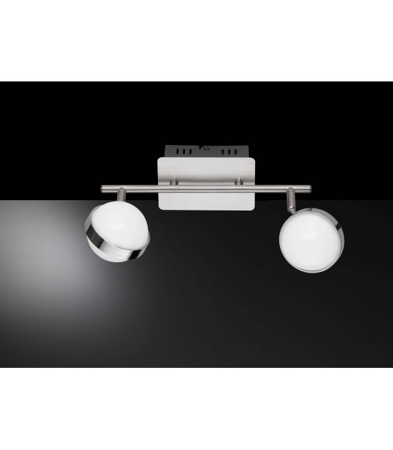 WORLD Spot Matt Nickel / Chrom 2 LED-Lampen